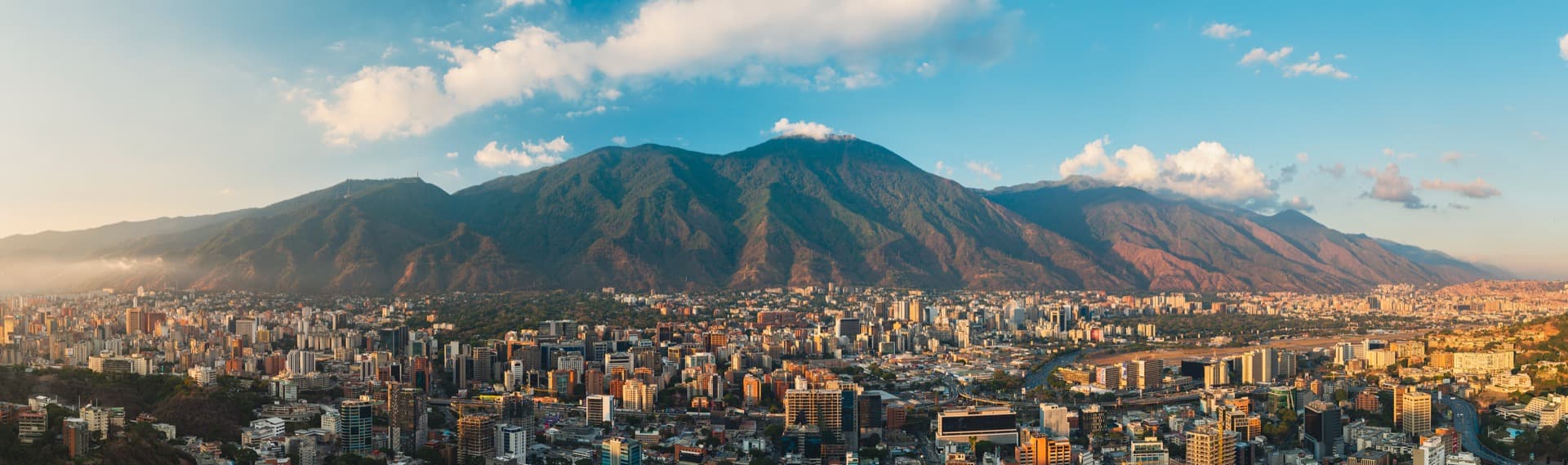 Avila mountain skyline in Caracas